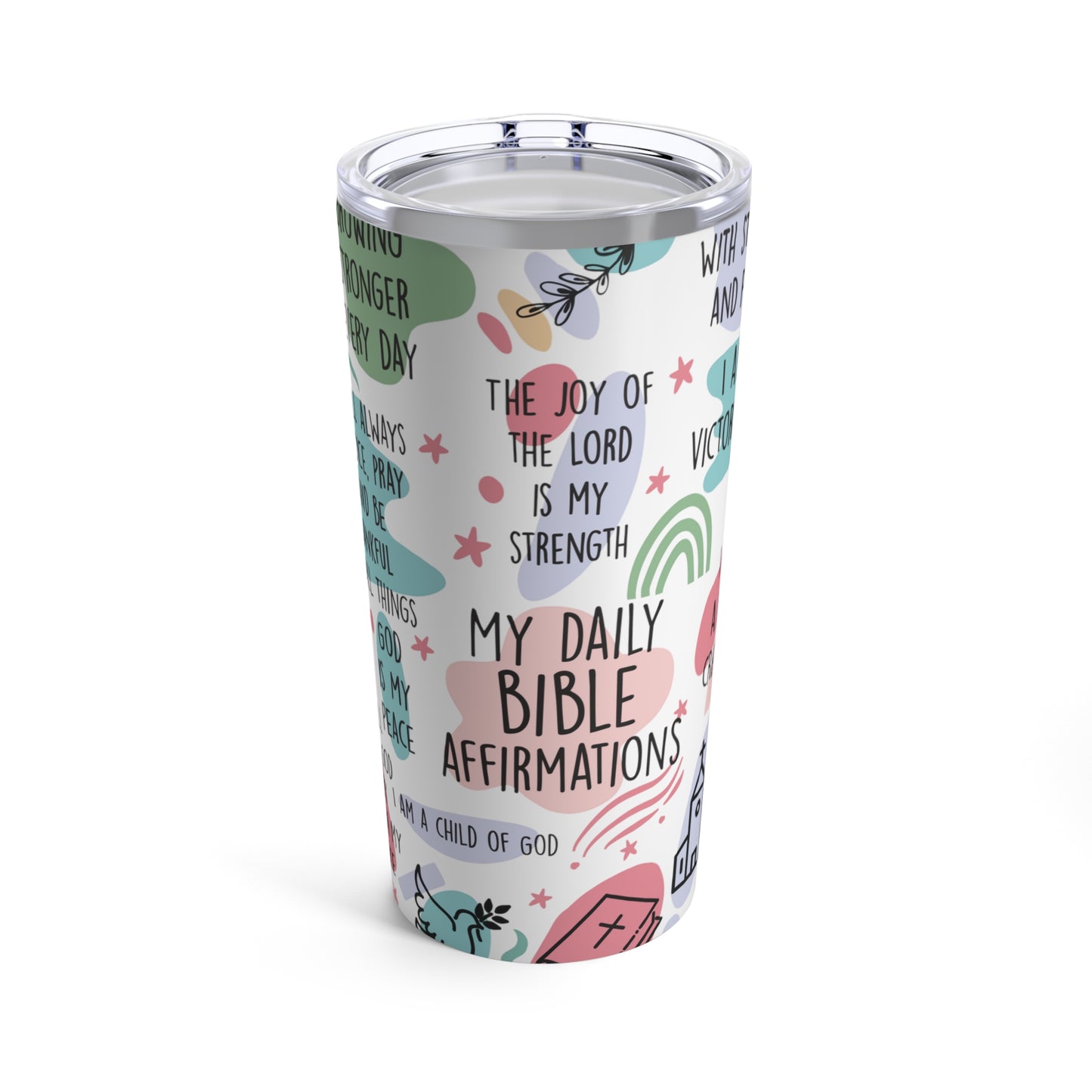 BIBLE AFFIRMATION TUMBLER