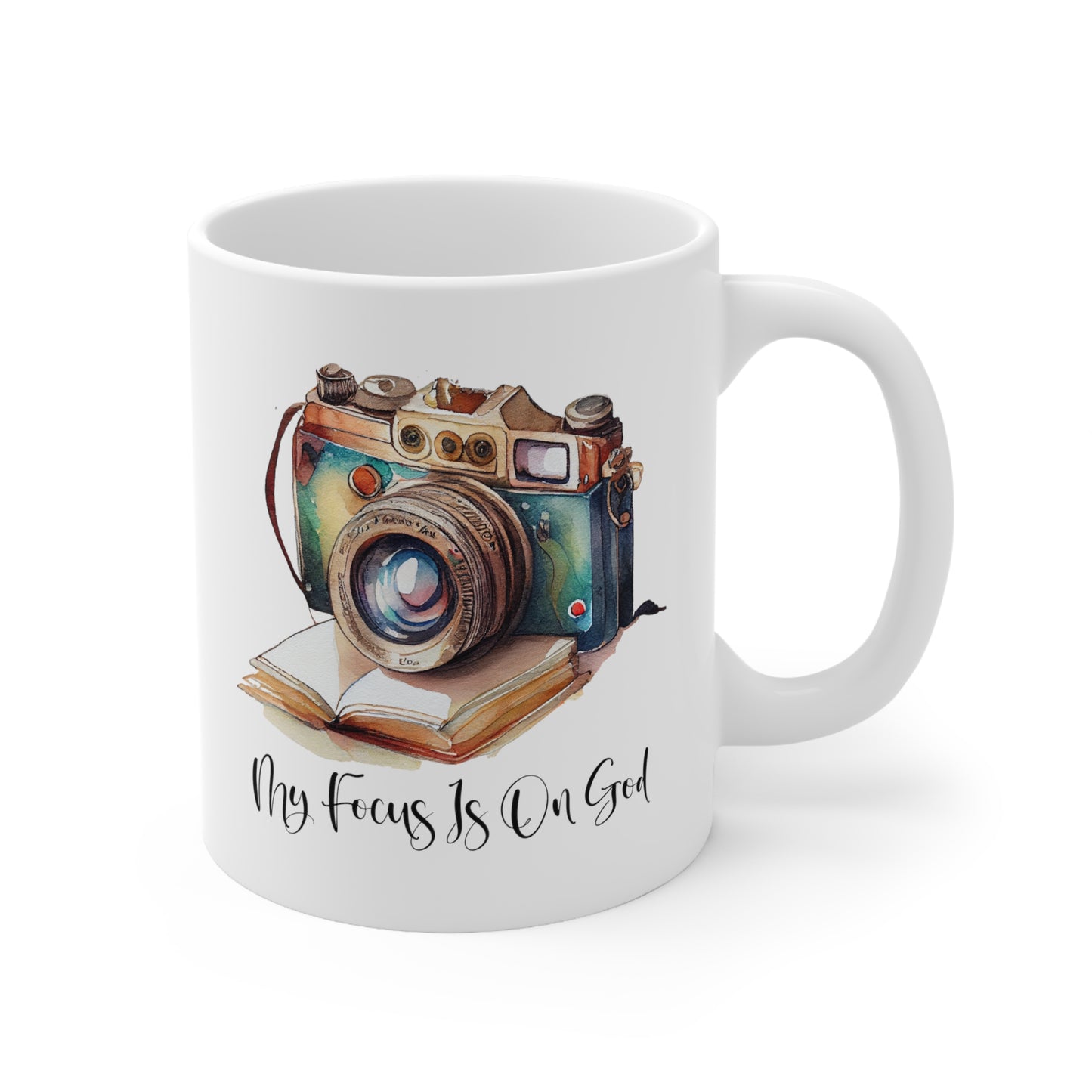 MY FOCUS IS ON GOD MUG