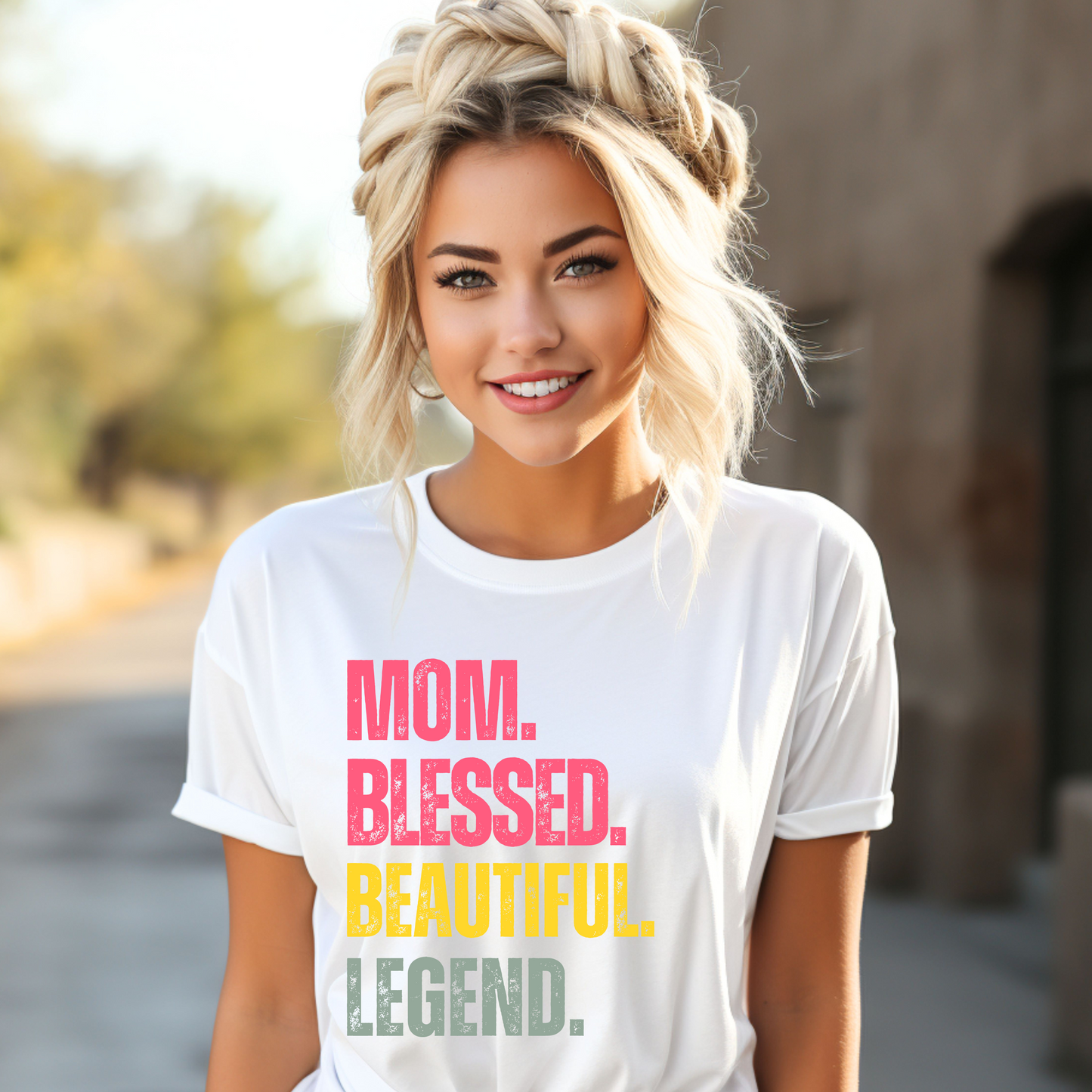 MOM BLESSED UNISEX TSHIRT