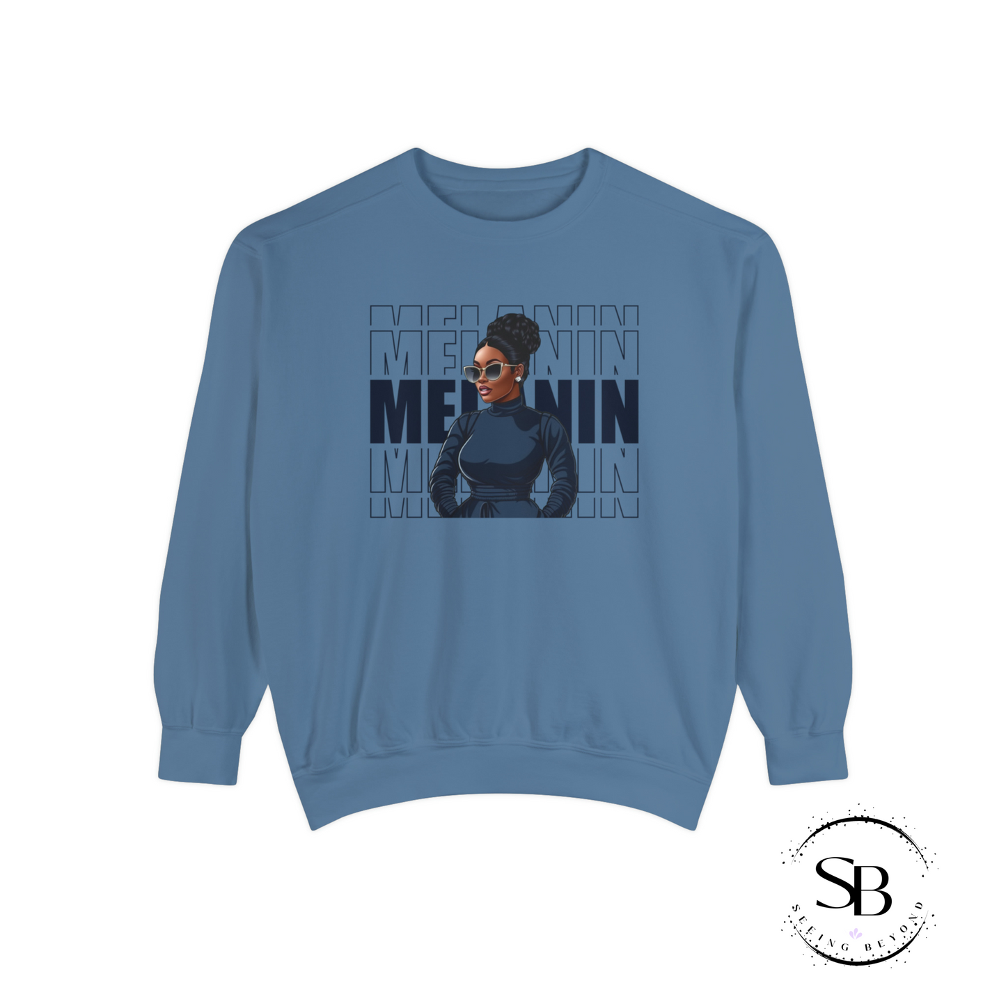 MELANIN COMFORT COLORS UNISEX SWEATSHIRT