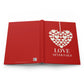 LOVE NEVER FAILS HARDCOVER NOTEBOOK JOURNAL