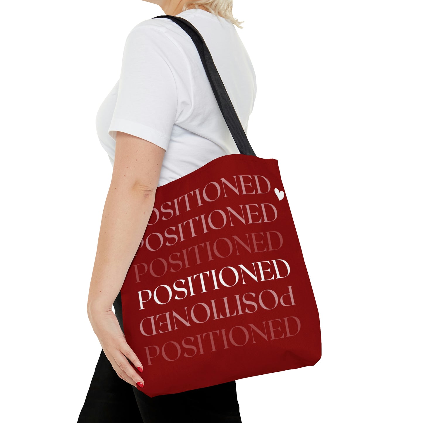 POSITIONED TOTE BAG