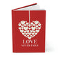 LOVE NEVER FAILS HARDCOVER NOTEBOOK JOURNAL